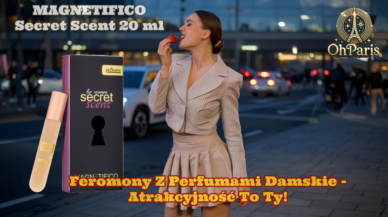 Perfumy z feromonami MAGNETIFICO Secret Scent – zmysłowy zapach dla kobiet