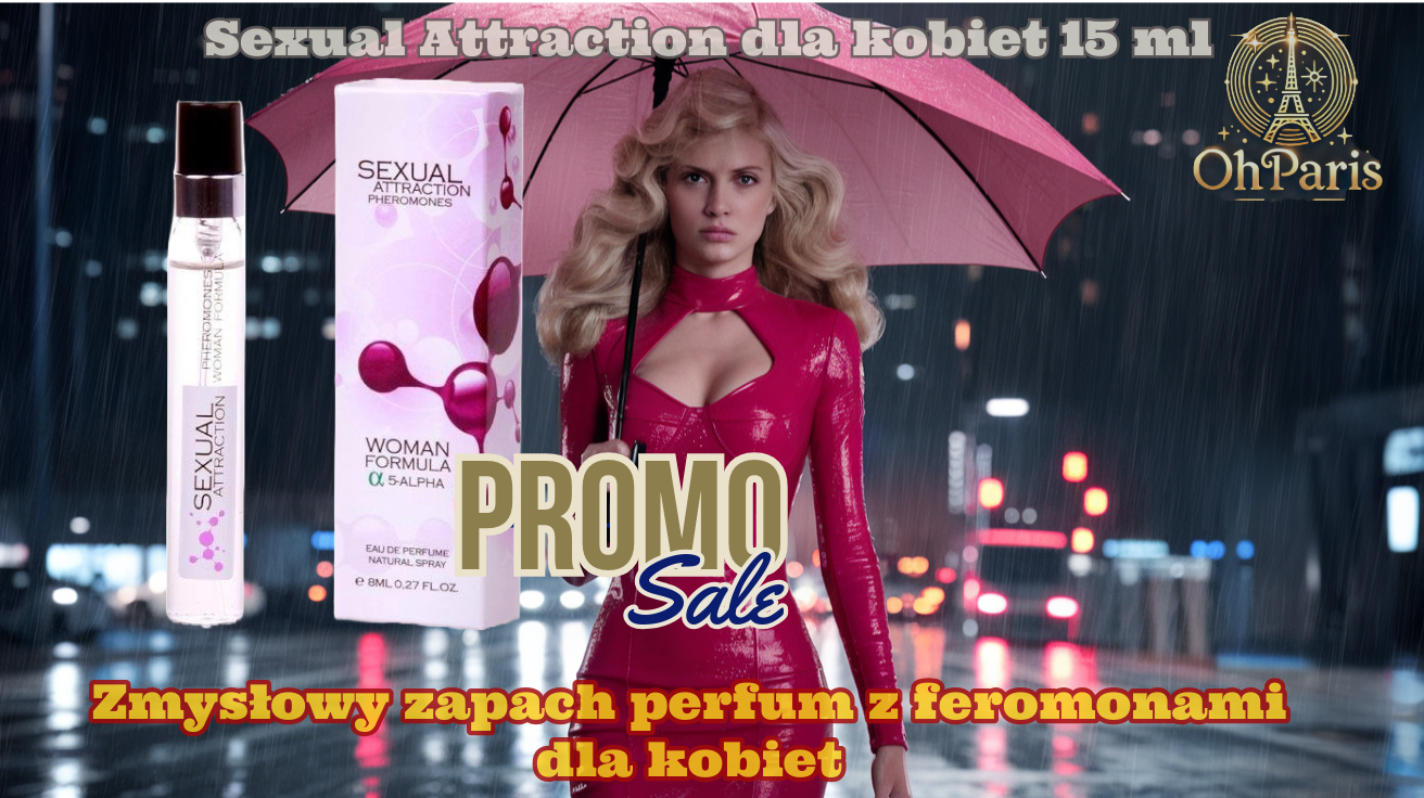 Perfumy z feromonami Sexual Attraction dla kobiet 15 ml od SHS