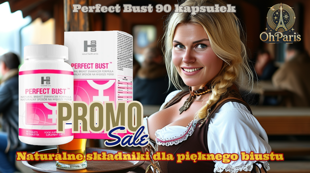 Kobieta ciesząca się jędrnym biustem dzięki Perfect Bust