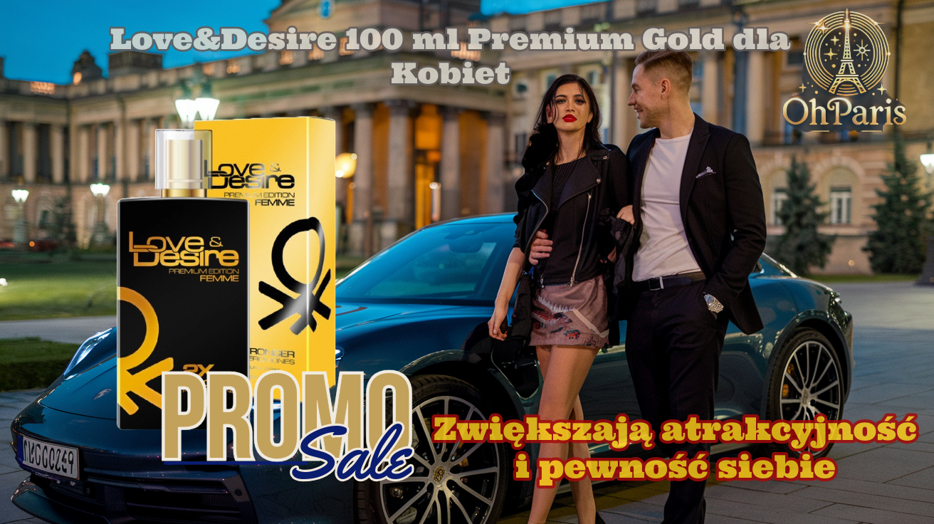 Perfumy dla kobiet zferomonamia Love&Desire Premium Gold