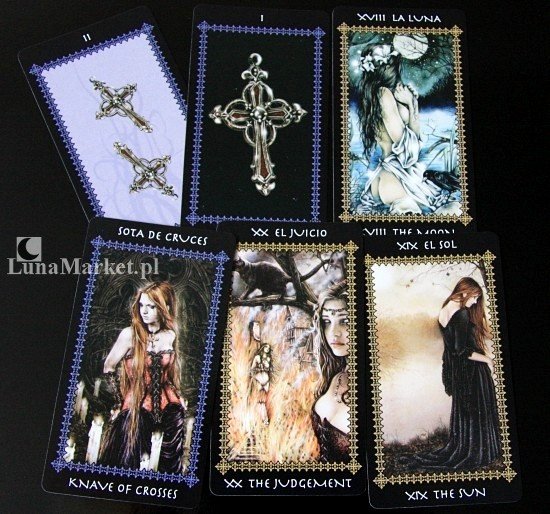 gotyckie karty Tarot favole Victoria Frances
