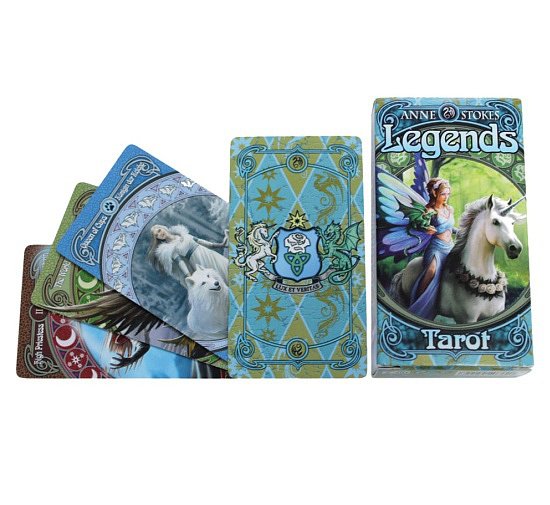 talia kart tarota w stylu fantasy - Legends Tarot Anne Stokes
