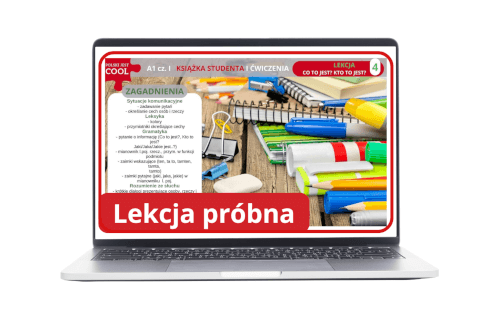 Lekcja próbna interaktywnego podręcznika Polski jest COOL A1/I (lekcja 4)