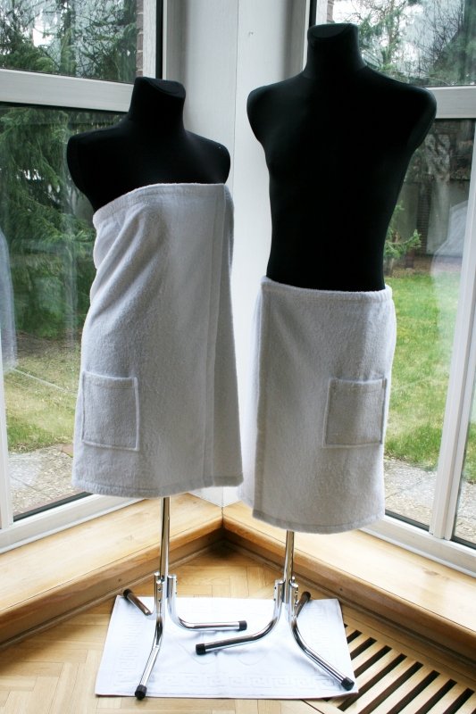 Bawełniane ręczniki do sauny: kilt i pareo