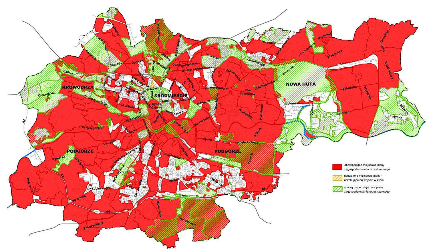 Obowiązujące Miejscowe Plany Zagospodarowania Przestrzennego - Miasto Kraków