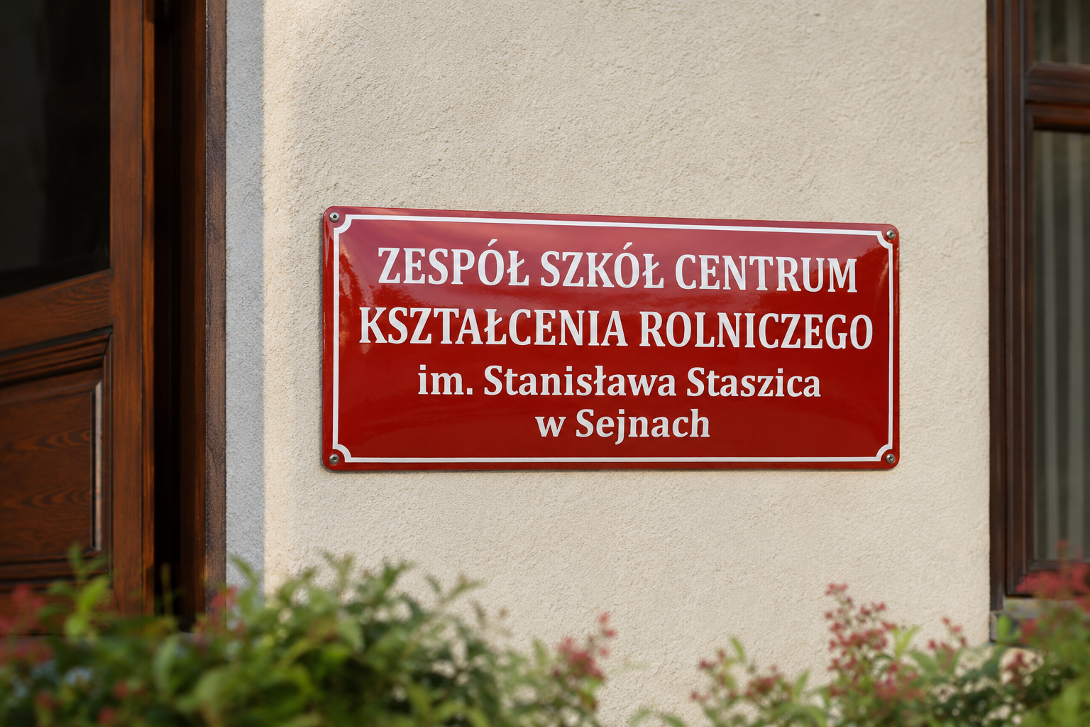 tablica emaliowana szkoła