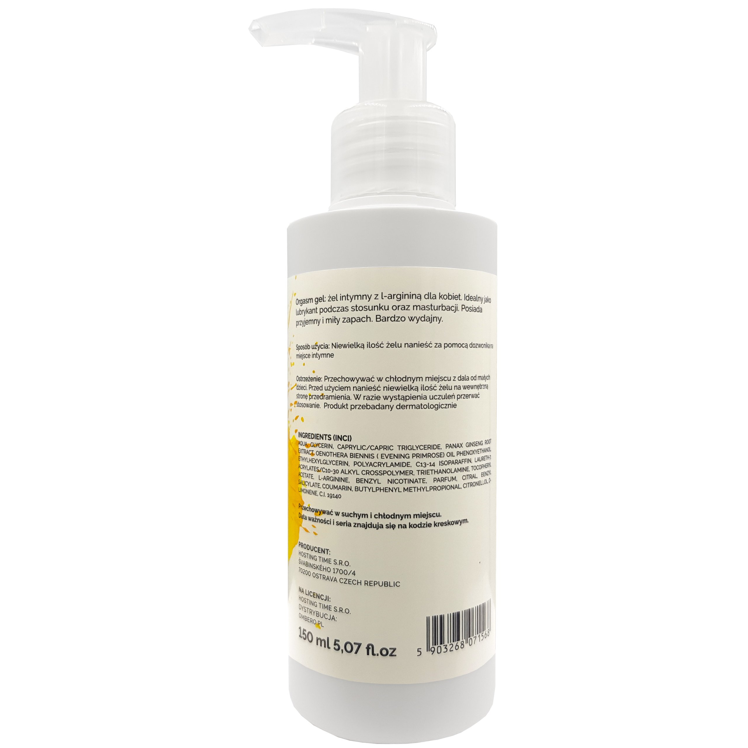 Żel na Szalony Orgasm Kobiet 150ml