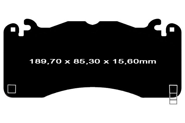 DP43040R - Zestaw klocków hamulcowych seria YELLOWSTUFF EBC Brakes EBC BRAKES DP43040R
