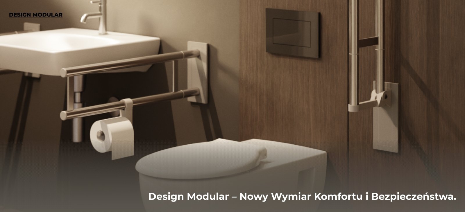 Uchwyty dla niepełnosprawnych Seria MODULAR Stal nierdzewna