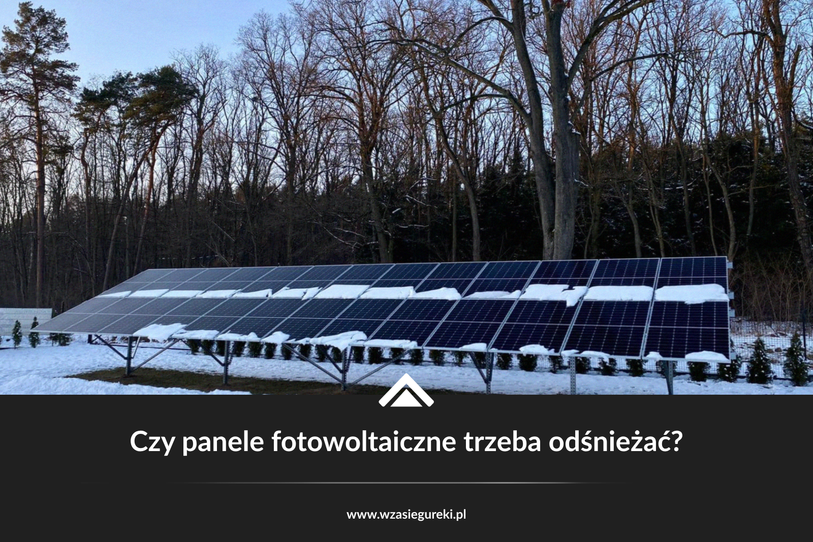 Czy panele fotowoltaiczne trzeba odśnieżać?