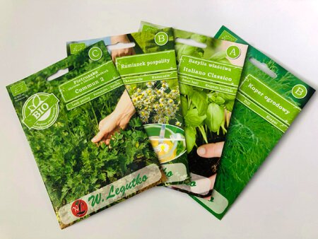BIO Kuchnia pełna aromatów - zestaw nasiona ekologiczne Z9