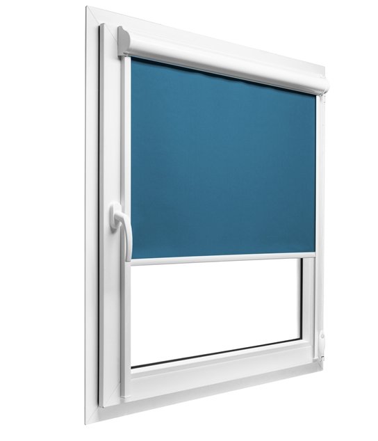 Rolety w kasecie Plus mają za zadanie zasłonić okrągłe listwy przyszybowe