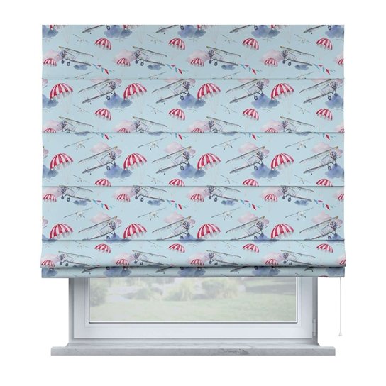 Rolety rzymskie z tkaninami w gwiazdki, zwirzątka i inne motywy dziecięce odmienią każdy pokój maluszka.