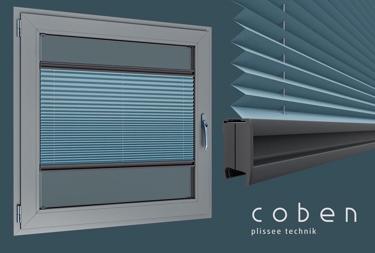 Roleta plisowana na szerokie okno