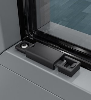 Rolety plisowane Coben montaż inwazyjny między listwy