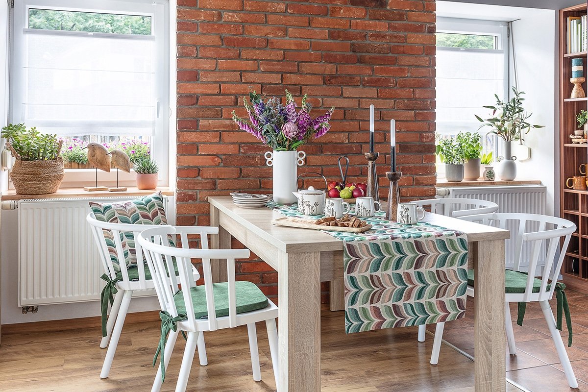 Rolety rzymskie plisowane świetnie pasują do kuchni