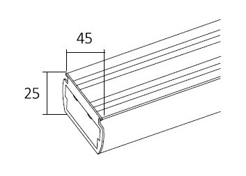 Szyna verticala standard