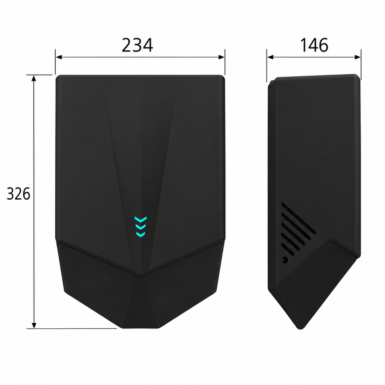 Sanjo Phoenix RS-P6BL czarna z podwójną dyszą