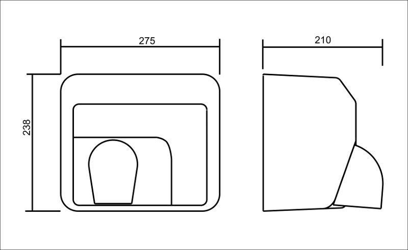 Suszarka do rąk Sanjo LUPUS