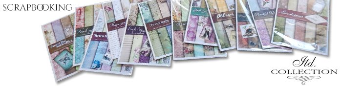 Papier do scrapbookingu w pięknych zestawach Papiery do scrapbookingu - zestawy