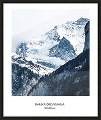 Rama drewniana do plakatu - Sklep decoart24.pl