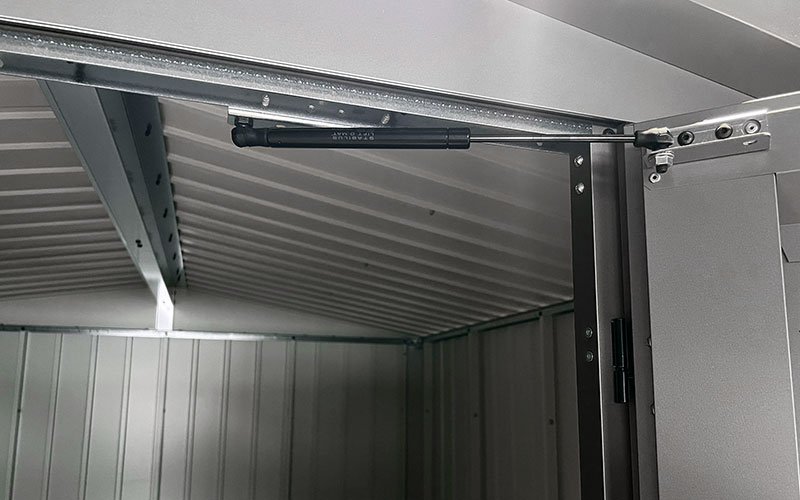 Zatrzymanie drzwi ze sprężyną gazową