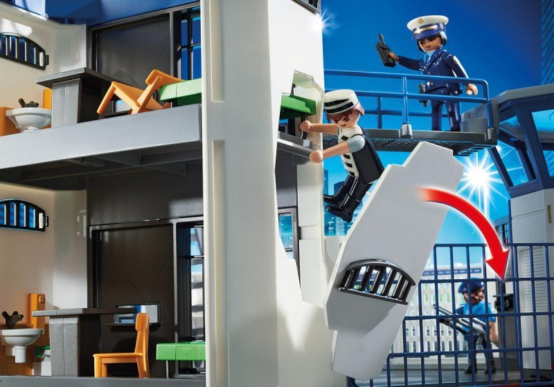 playmobil 6919 police headquarters with prison