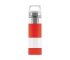 Termos szklany SIGG WMB z zaparzaczem HOT & COLD Glass 400 ml (Czerwony)