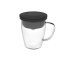 Kubek z zaparzaczem do kawy 350 ml PAO Duo Dripper (czarno-czarny)