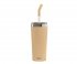 Kubek termiczny ze szklaną słomką HELIA Sigg 600 ml (beżowy) Muted Peach