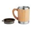 Kubek termiczny z bambusa i stali AMBEO CLASSIC 300 ml z uchem (bambusowy)