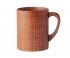 Kubek drewniany z uchem DĘBOWY 270 ml (brązowy)