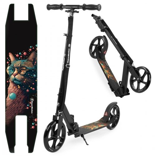 Hulajnoga miejska dwukołowa VIBE Black HyperMotion - 100kg