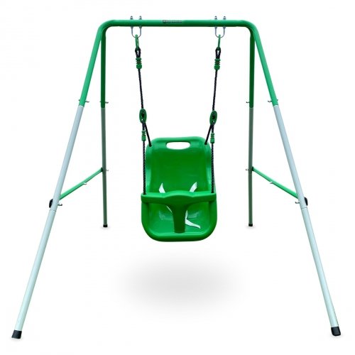 Huśtawka dla niemowląt i małych dzieci z pasem bezpieczeństwa