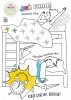 Kolorowanka z naklejkami Elf i Rozbójnik poznają ZEGAR 5 ...