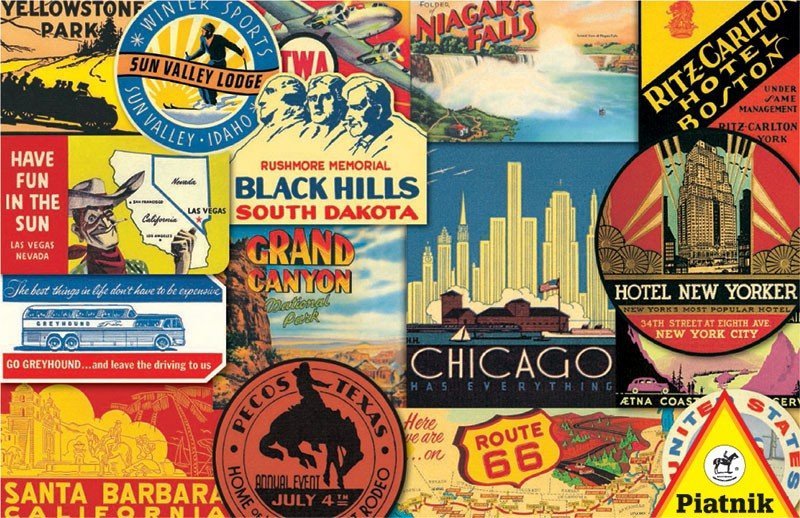 Puzzle US-Vacation Piatnik