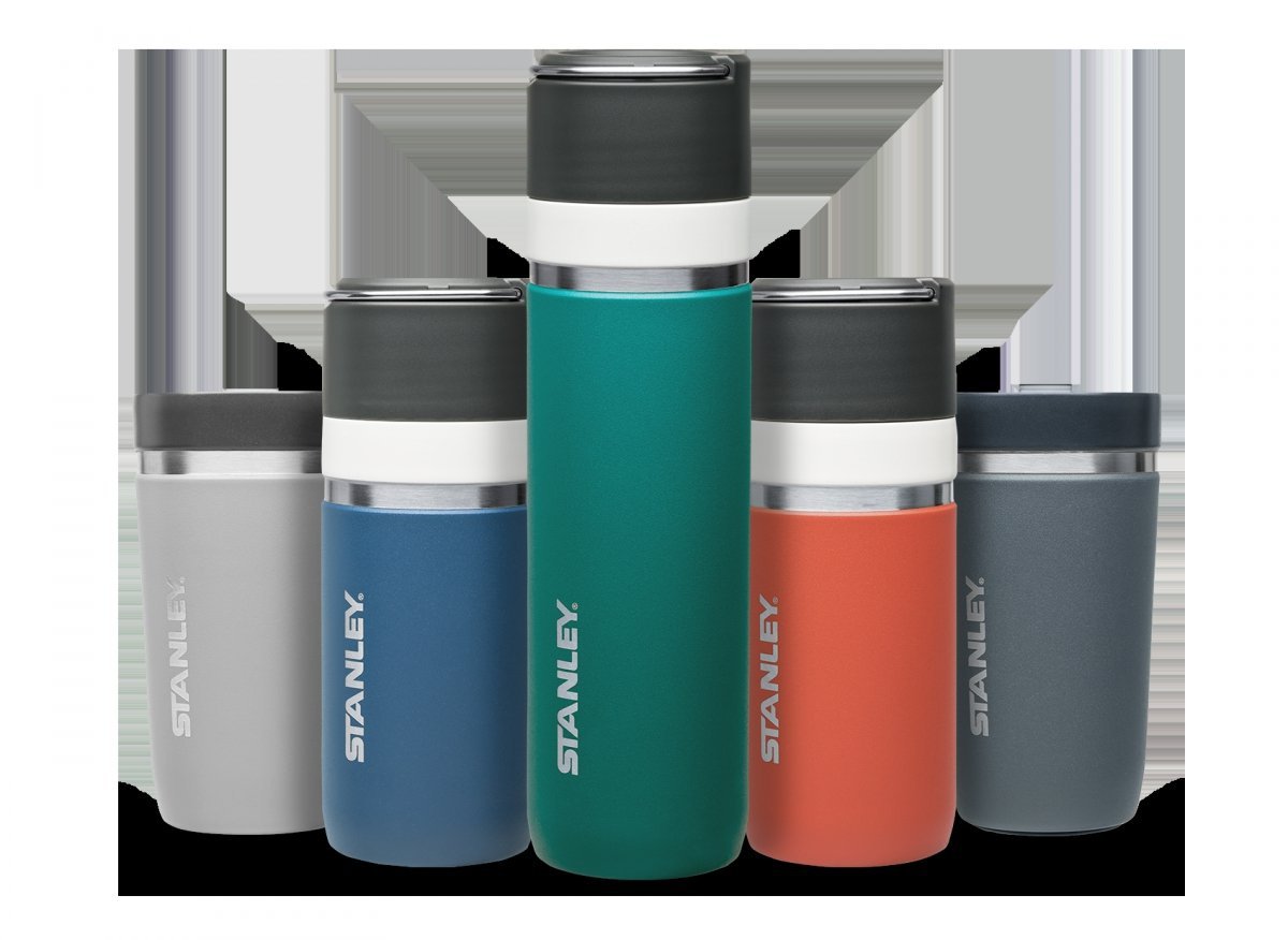 Kubek termiczny CERAMIVAC  GO - popielaty 0.47L / Stanley