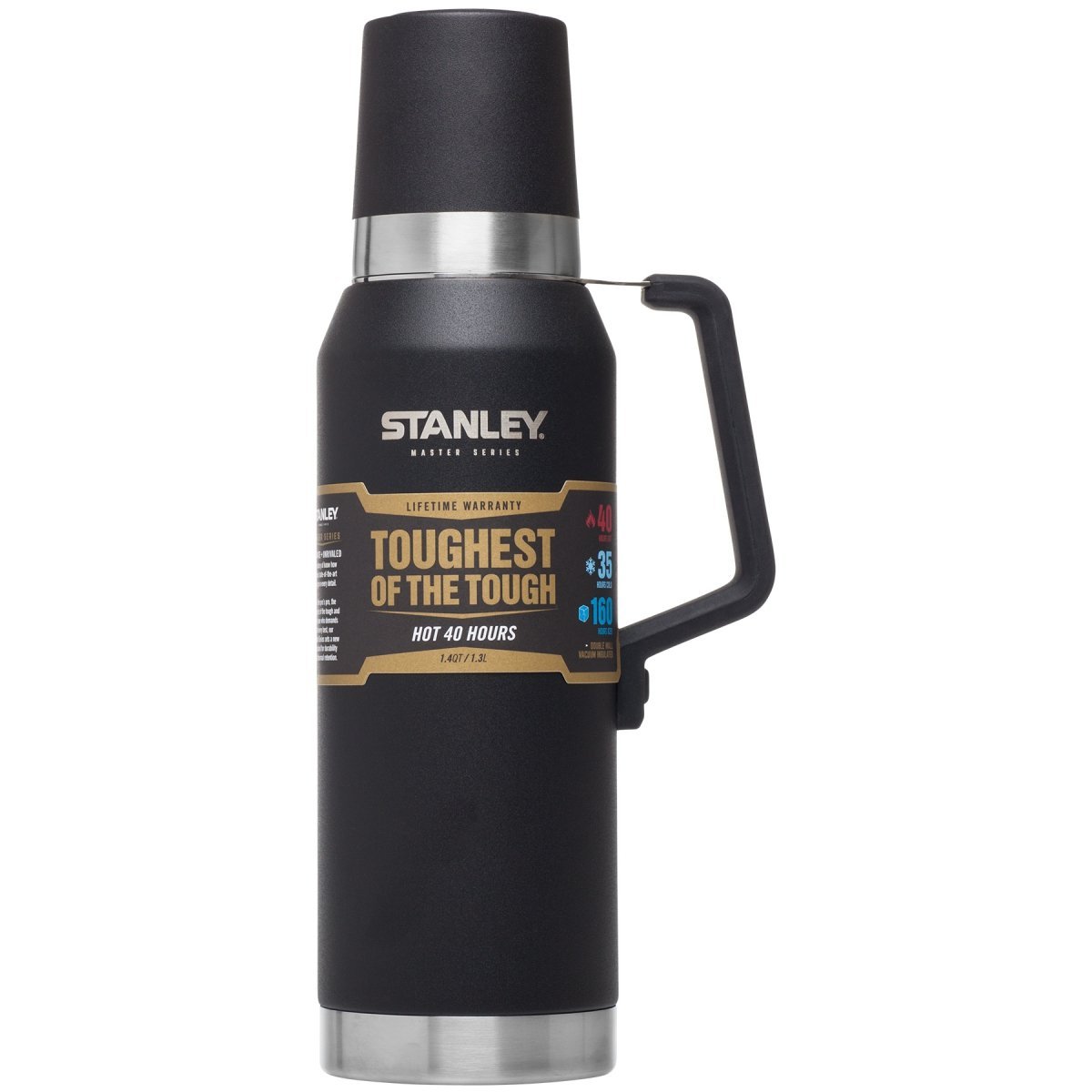 Termos stalowy MASTER - czarny 1.3L / Stanley