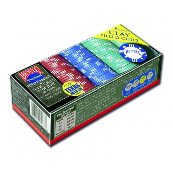 Zestaw 100 Żetonów Bicycle 8g, uniwersalny Zestaw