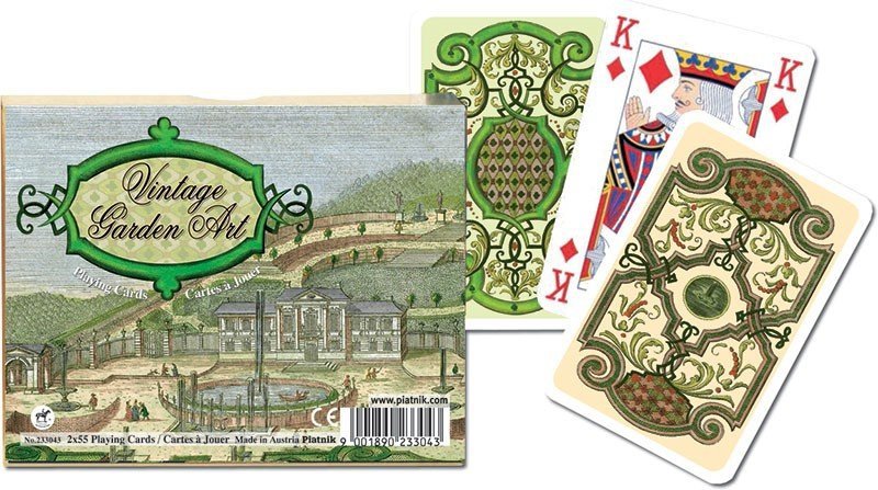 Karty Piatnik Vintage Garden Art