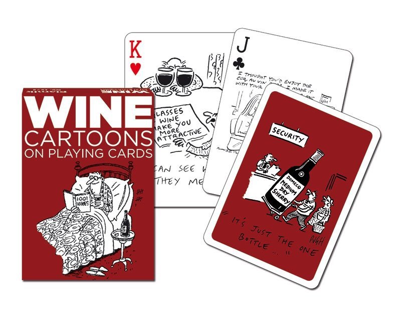 Karty Piatnik Wine Cartoons