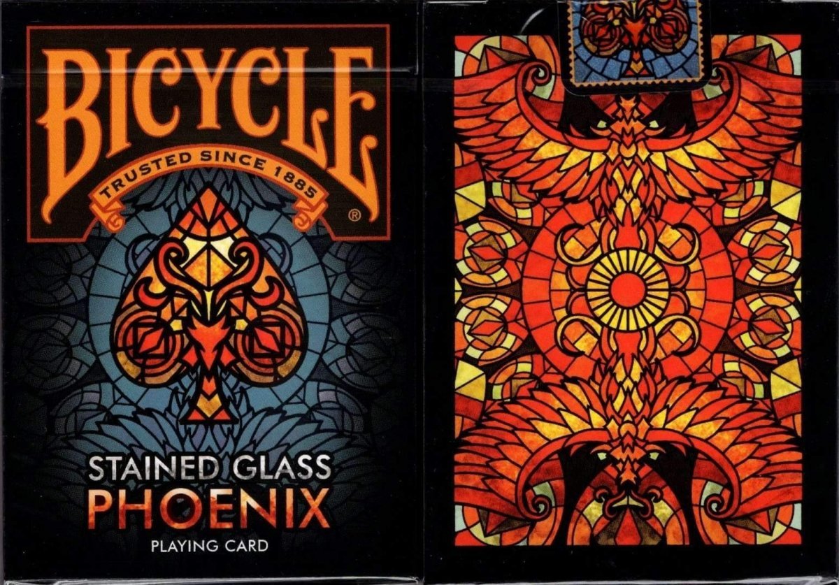 Karty Bicycle Stained Glass Phoenix