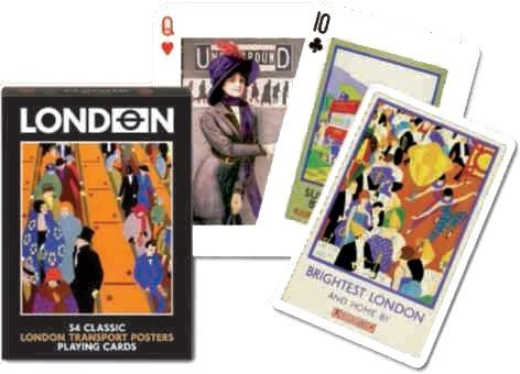 Karty Piatnik Plakaty z Londynu