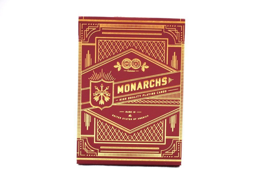 Karty Monarchs Red Theory11 Premium 2 Talie Matowe