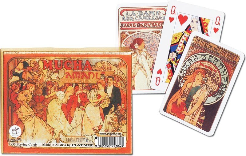 Karty Piatnik Mucha, Sara Bernhardt 2 talie