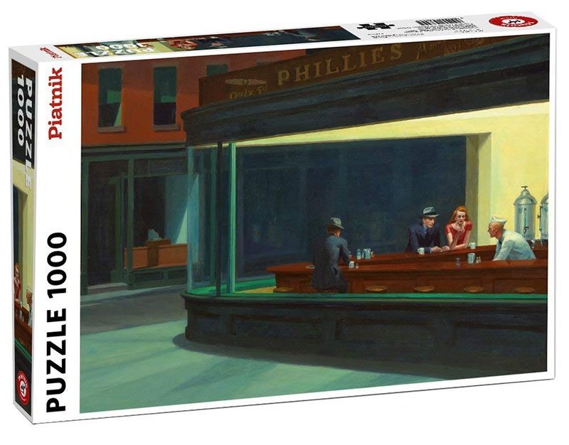 Puzzle Piatnik Hopper Nighthawks