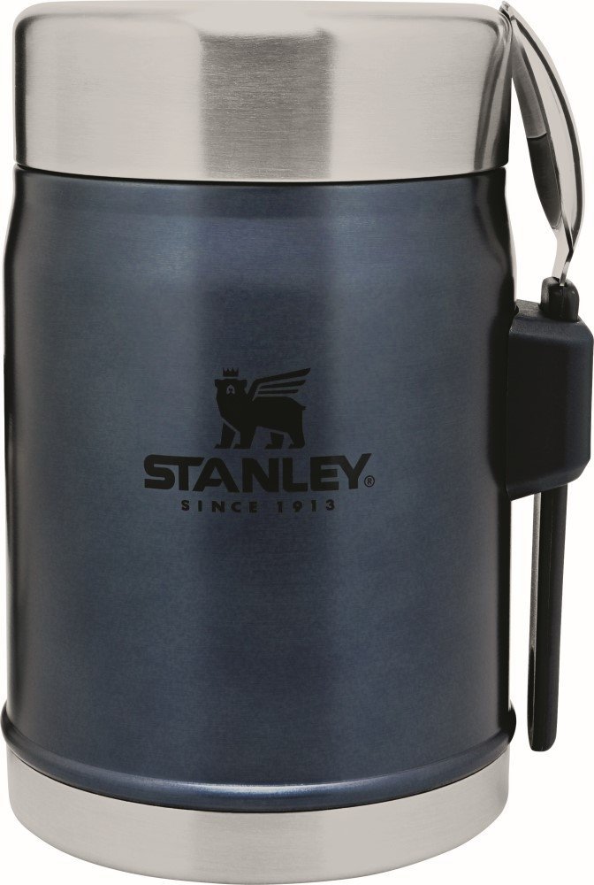 Termos obiadowy ze sztućcem CLASSIC - 0,4 L GRANATOWY / STANLEY