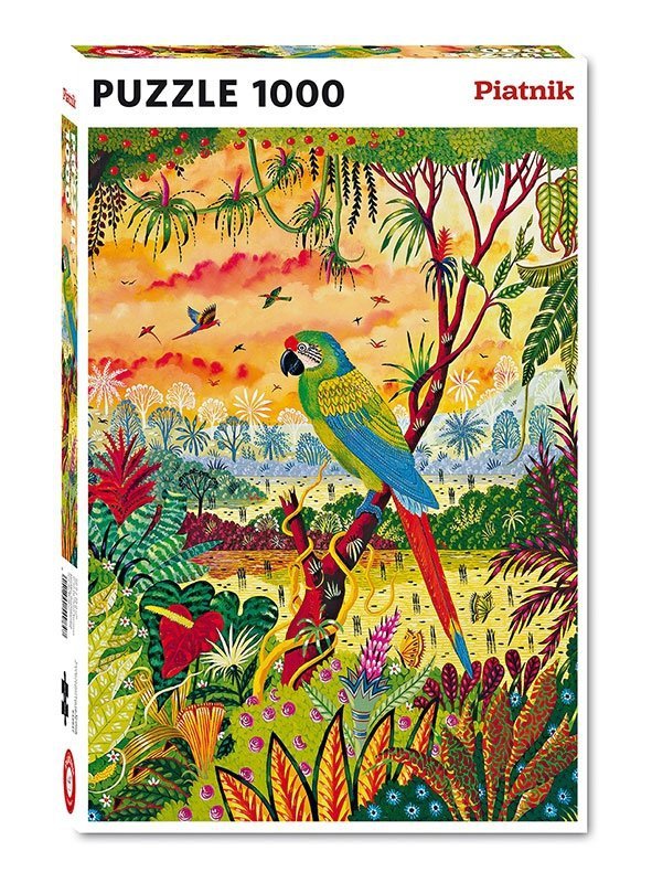 Puzzle Piatnik Ara Zielona