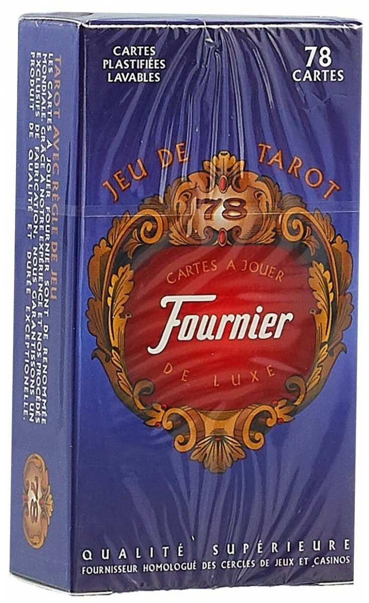 Fournier karty do tarota Jeu de Tarot  niebieskie