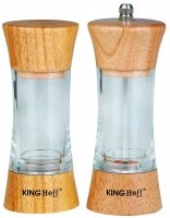 Kinghoff Zestaw Młynek Do Pieprzu Z Solniczką 14,7cm Kh-4679